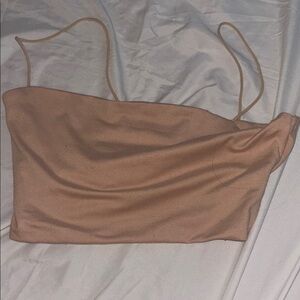 tan tank top - xxs
